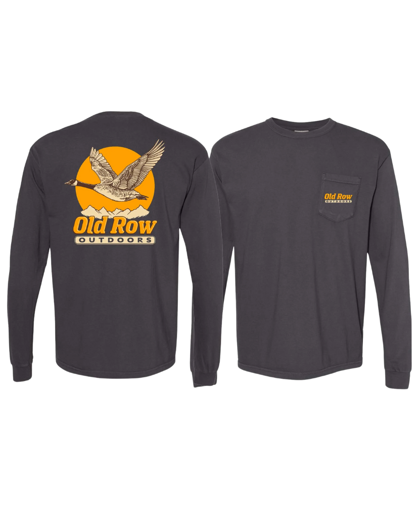 Old Row - Outdoors Goose LS Pocket Tee