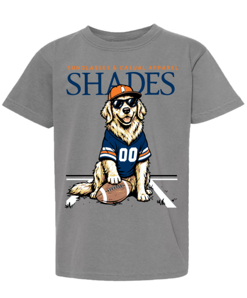 Shades - Youth Auburn Pigskin Pup Tee