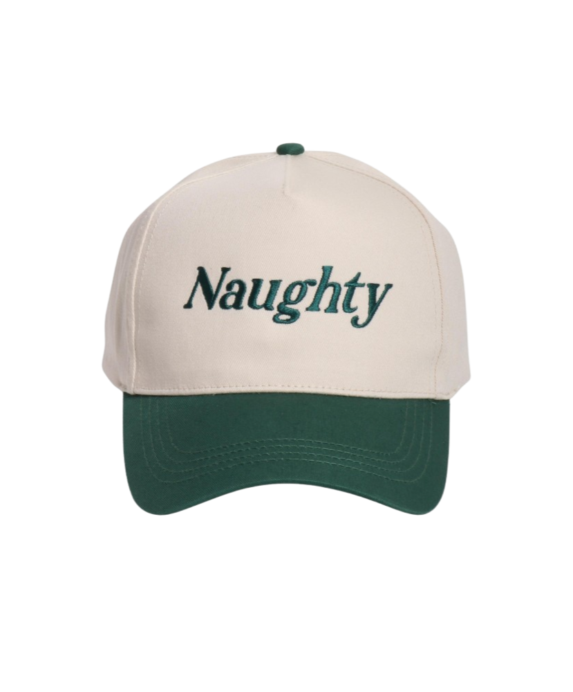 Naughty Embroidered Trucker Hat