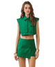 Charley Matching Cropped Vest and Skort