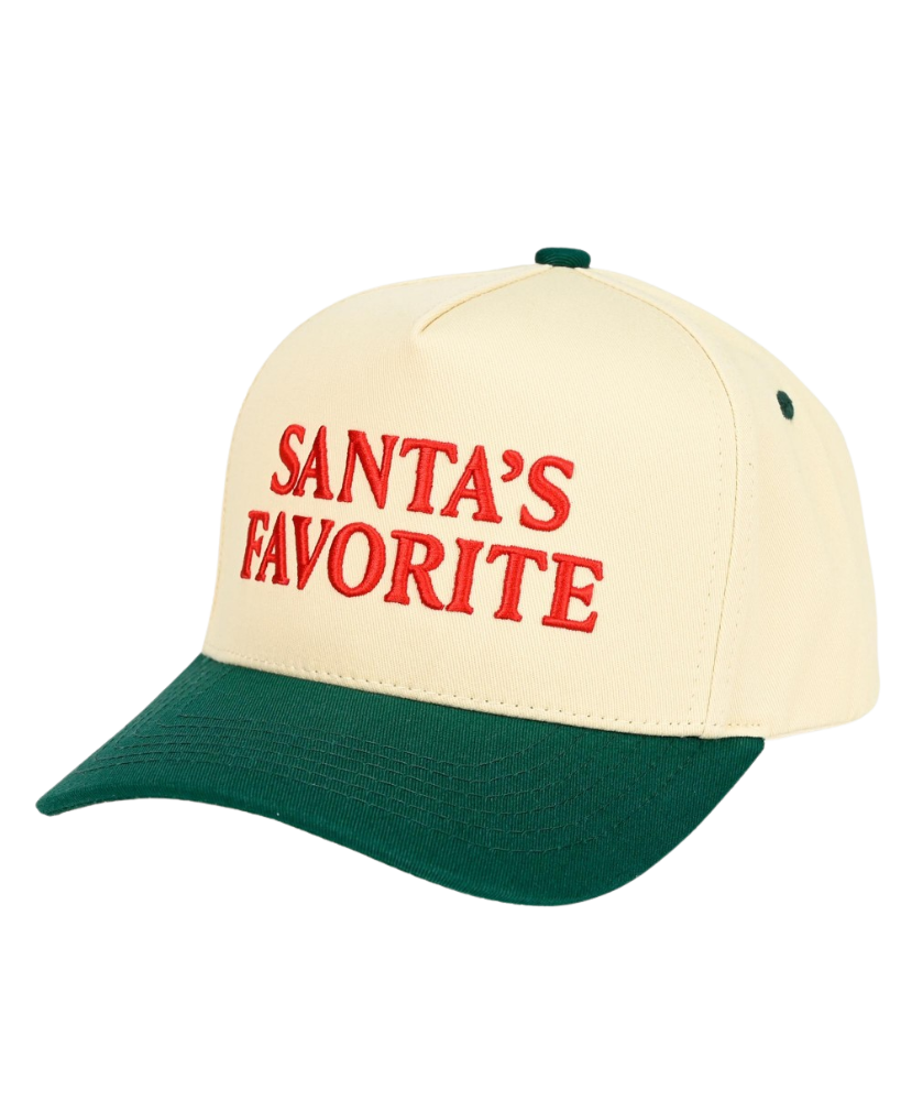 Santa's Favorite Embroidered Trucker Hat