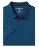 Ole Miss themed polo. The Grove Polo. Navy polo with powder blue prints of the state of Mississippi