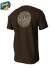 YOUTH Brown t-shirt with a GSP dog graphic on the back, featuring the 'Youth' brand logo.