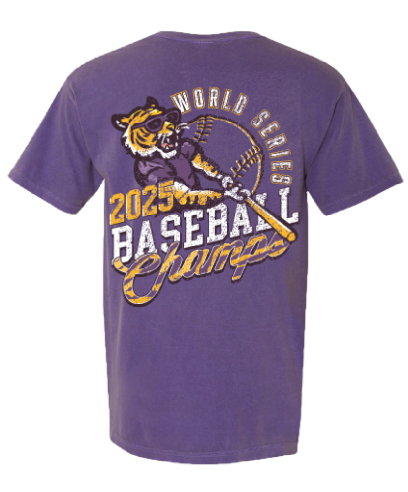 Shades - Geauxmaha Baseball Tiger Tee