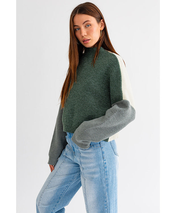 Court Color Block Sweater