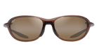 Maui Jim Polarized Sunglasses with brown frame and lenses on a white background
