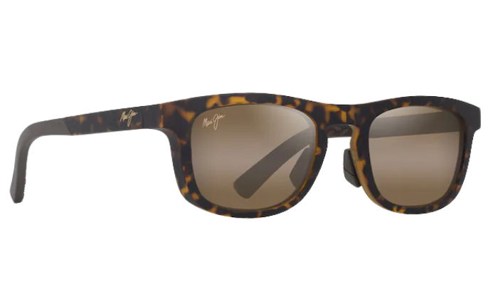 Maui Jim polarized Sunglasses with tortoiseshell frame on a white background