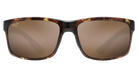 Maui Jim Sunglasses with tortoiseshell frame and brown polarized lenses on a white background