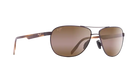 Maui Jim Castles AVIATOR Sunglasses with brown gradient lenses on a white background