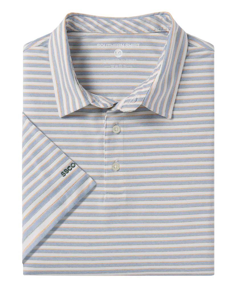 Southern Shirt - Cahaba Heather Stripe Polo