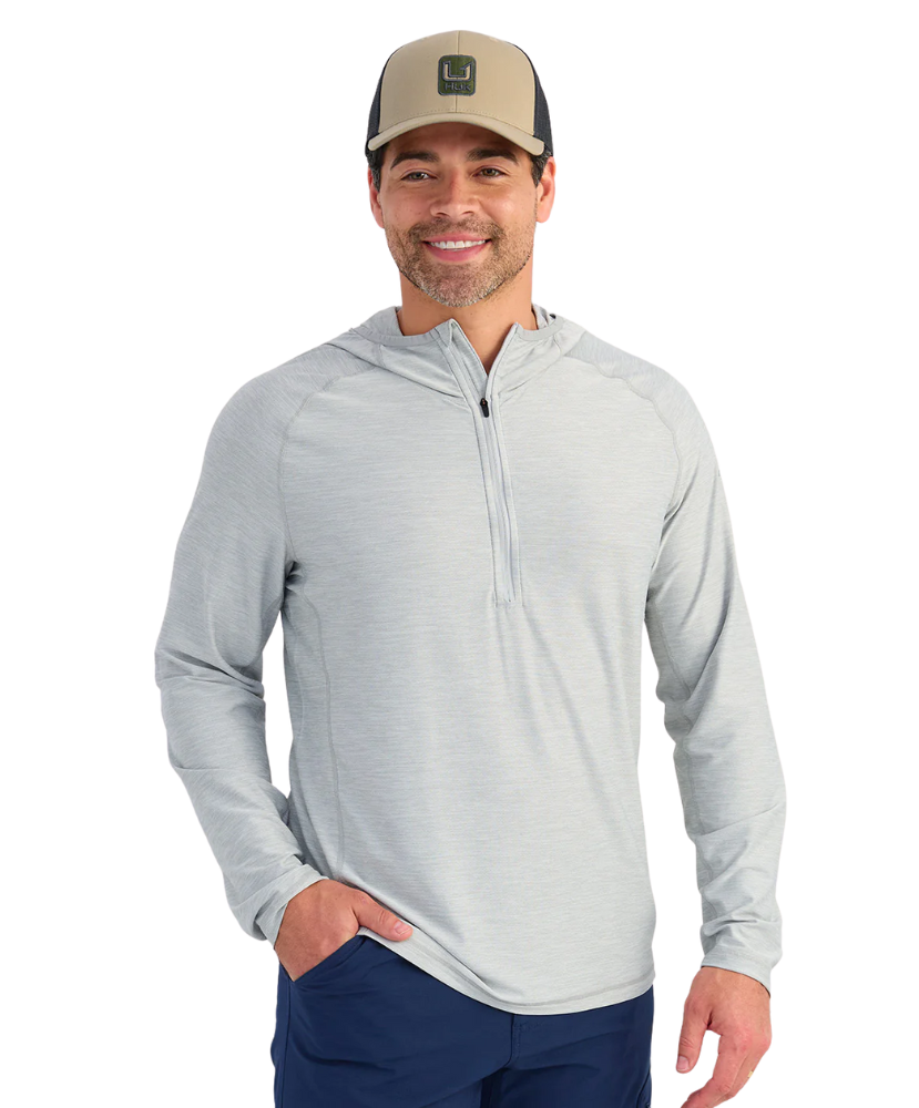 Huk - Atoll LS Half Zip Hoodie
