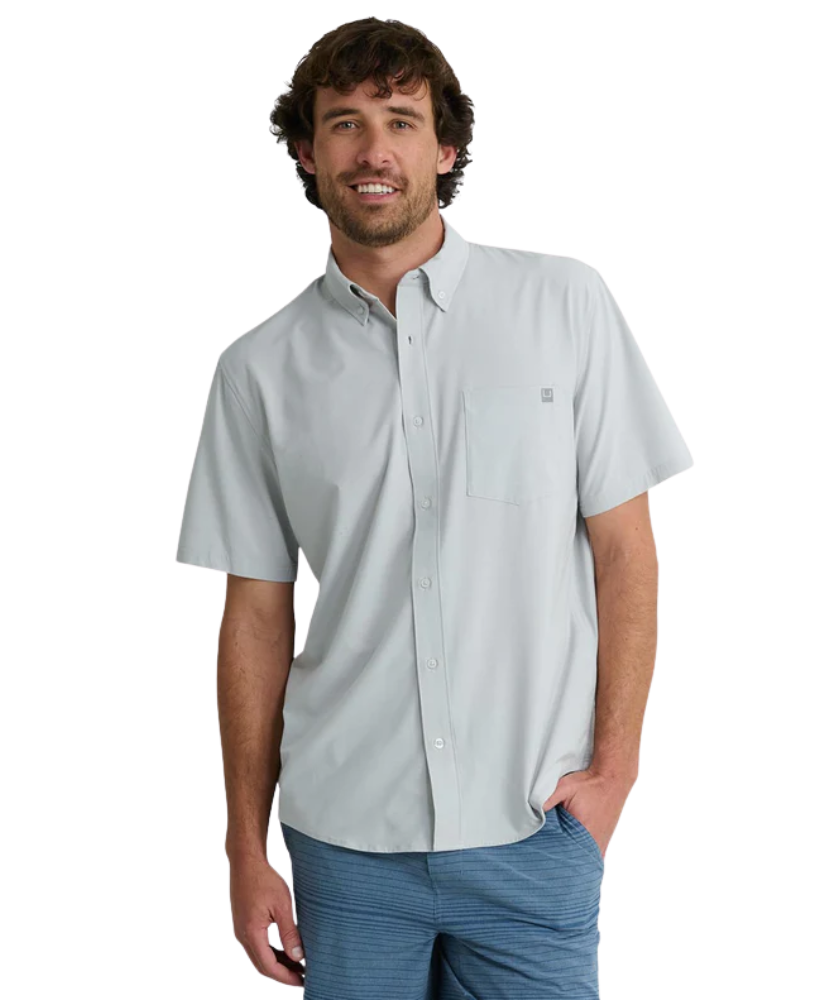 Huk - Kona Solid Button-Down SS