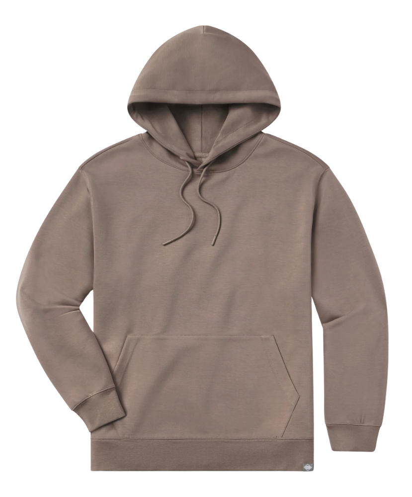 Brown hoodie on a white background