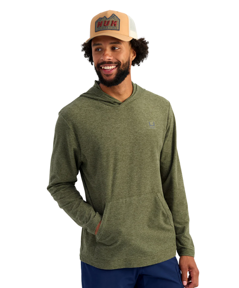 Huk - Leeward LightweightFleece Hoodie