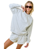 Molly Mock Neck Terry Sweatshirt