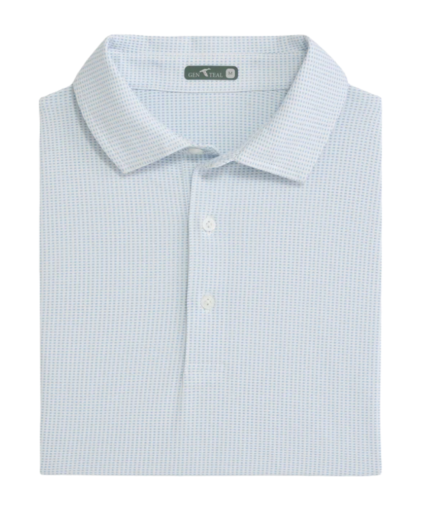 Genteal Apparel - Jacquard Performance Polo