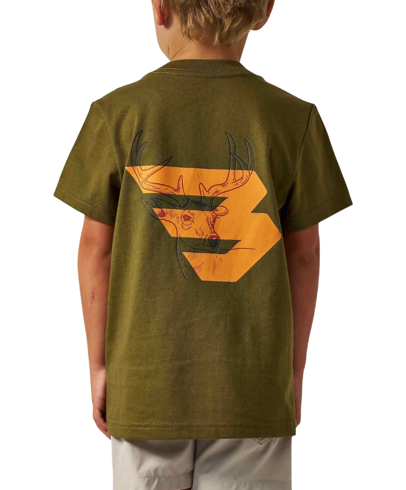 Burlebo - Youth Deer Flying B Logo Tee