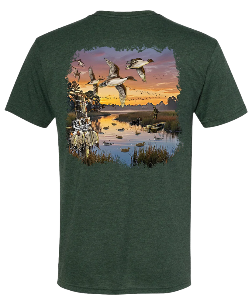 Hurricane Marsh - Pintails At The Grove Tee