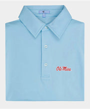 GenTeal- Ole Miss Solid Performance Polo