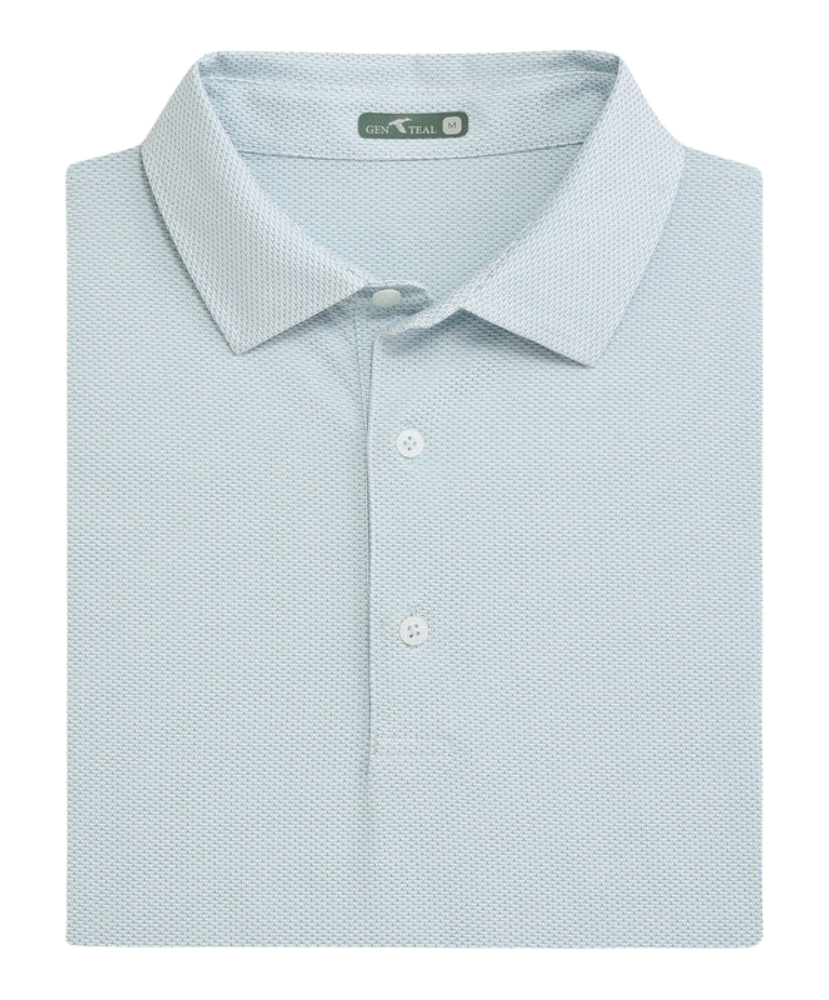 Genteal - Brick Jacquard Polo