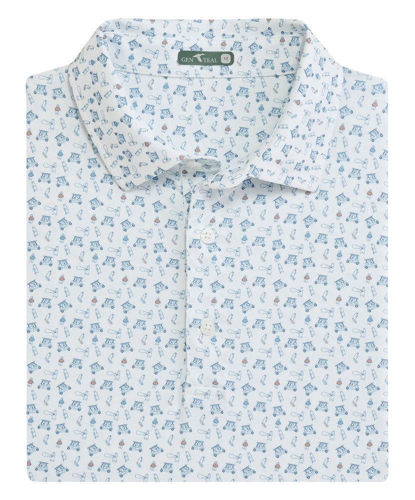 GenTeal - Stream To Green Performance Polo