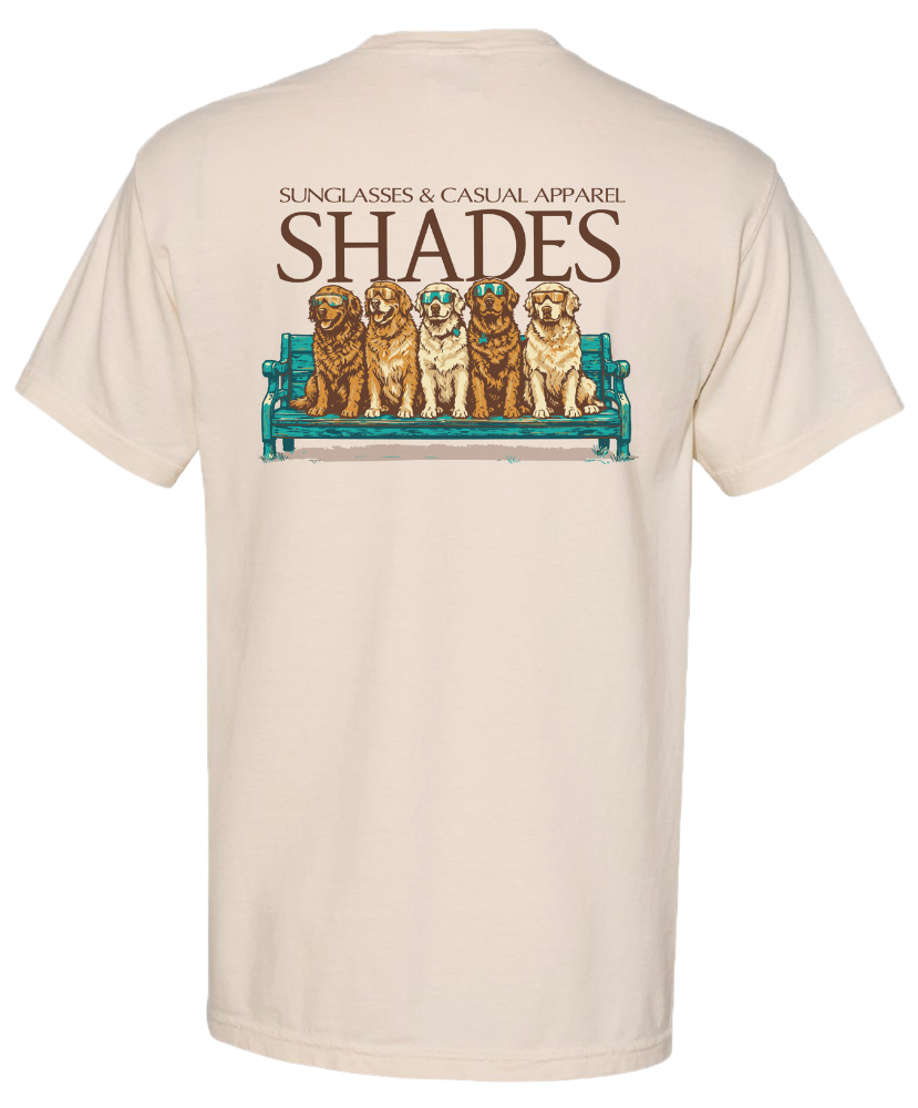 Shades - Dogs On A Bench 2.0 T-Shirt