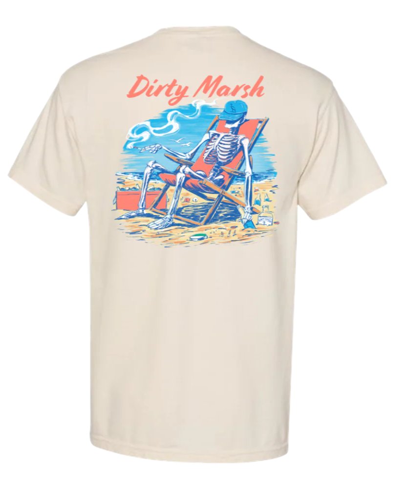 Dirty Marsh - Skelly On Da Beach Tee