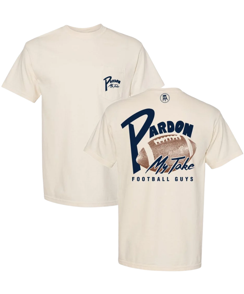 Barstool - Pardon My Take Football Pocket Tee