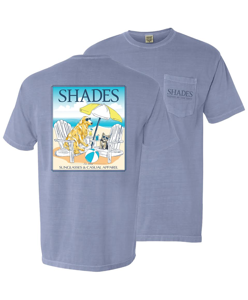 Shades - Lola & Ollie on the Beach Tee