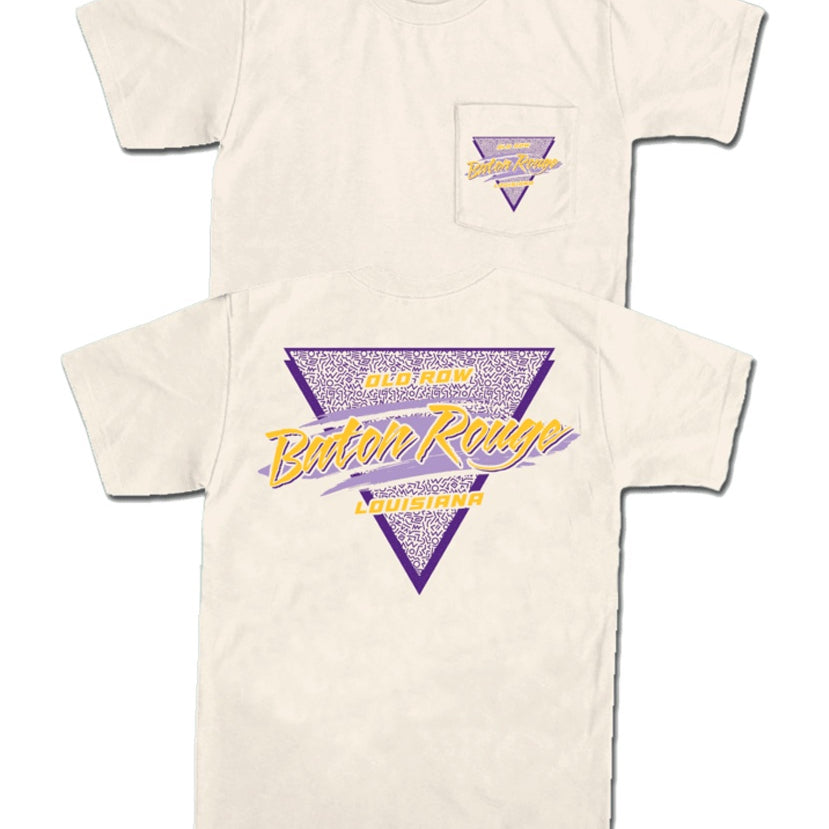 Old Row Baton Rouge Retro Triangle Pocket Tee – Shades