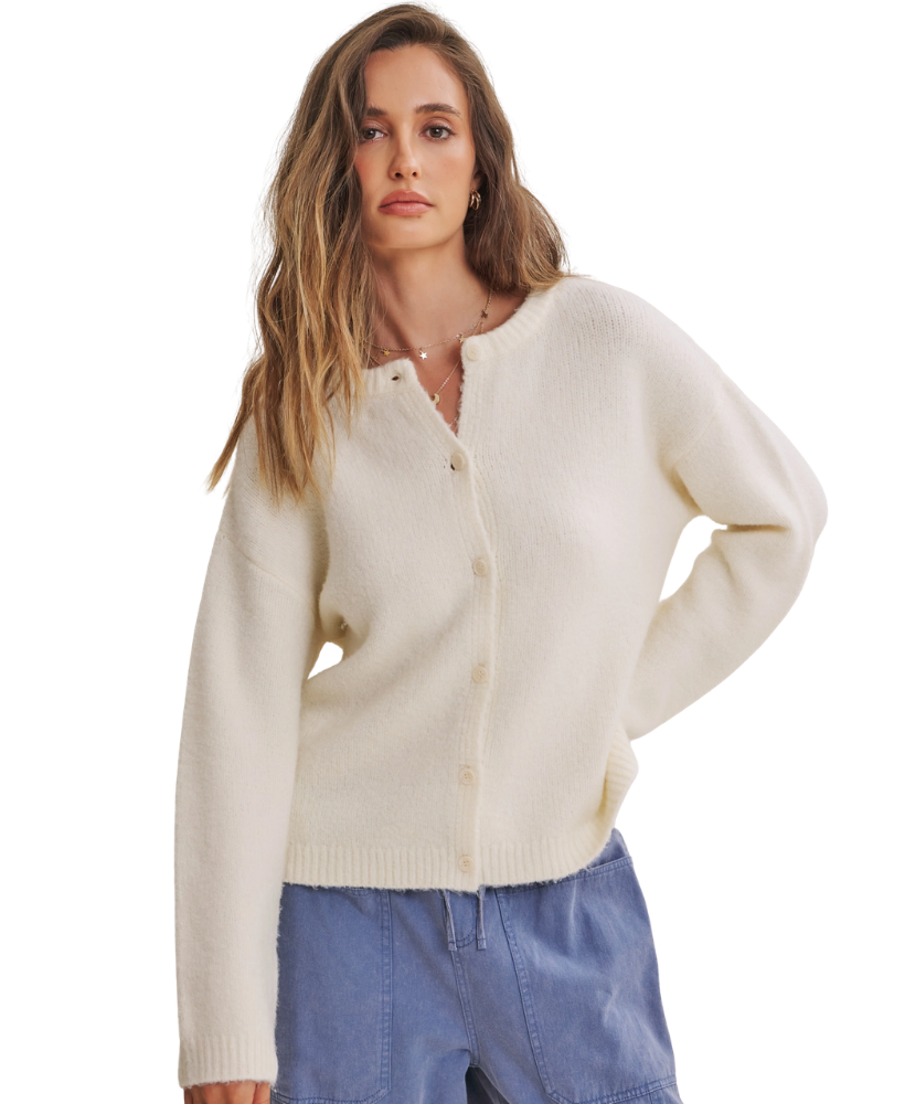 Cotton Candy Cloud Touch Easy Layering Sweater Cardigan