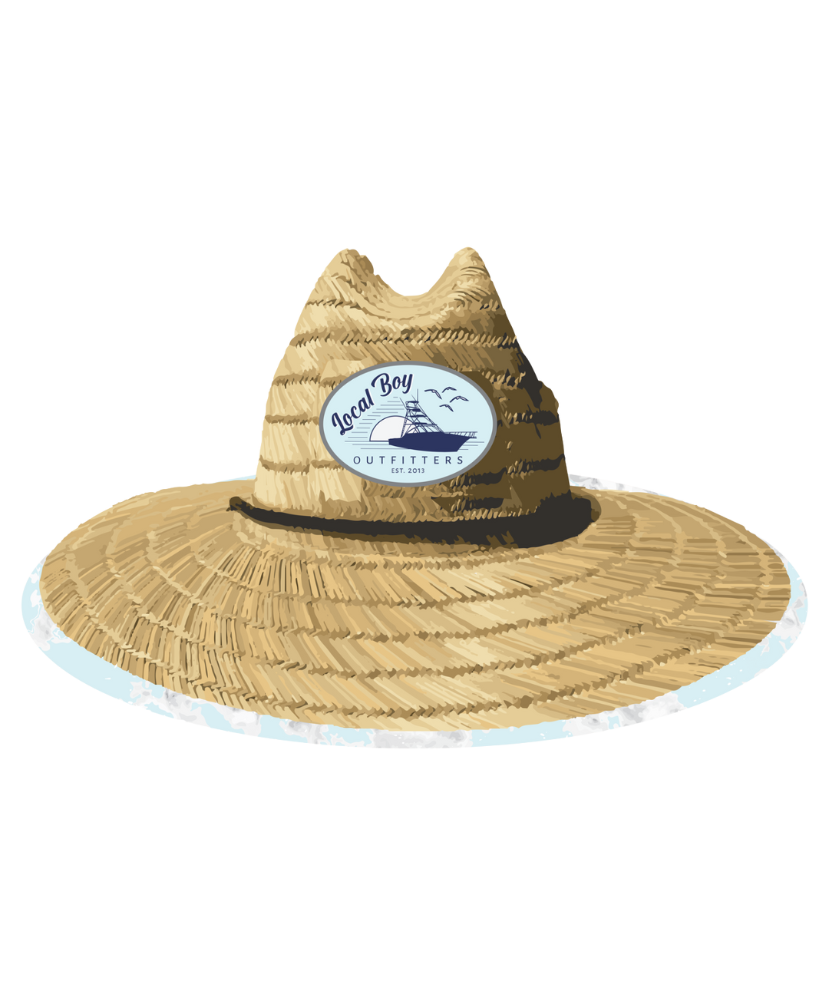 Local Boy - Palm Breeze Straw Hat