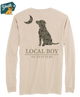 Local Boy - Youth Brush Camo Dog & Moon LS Tee