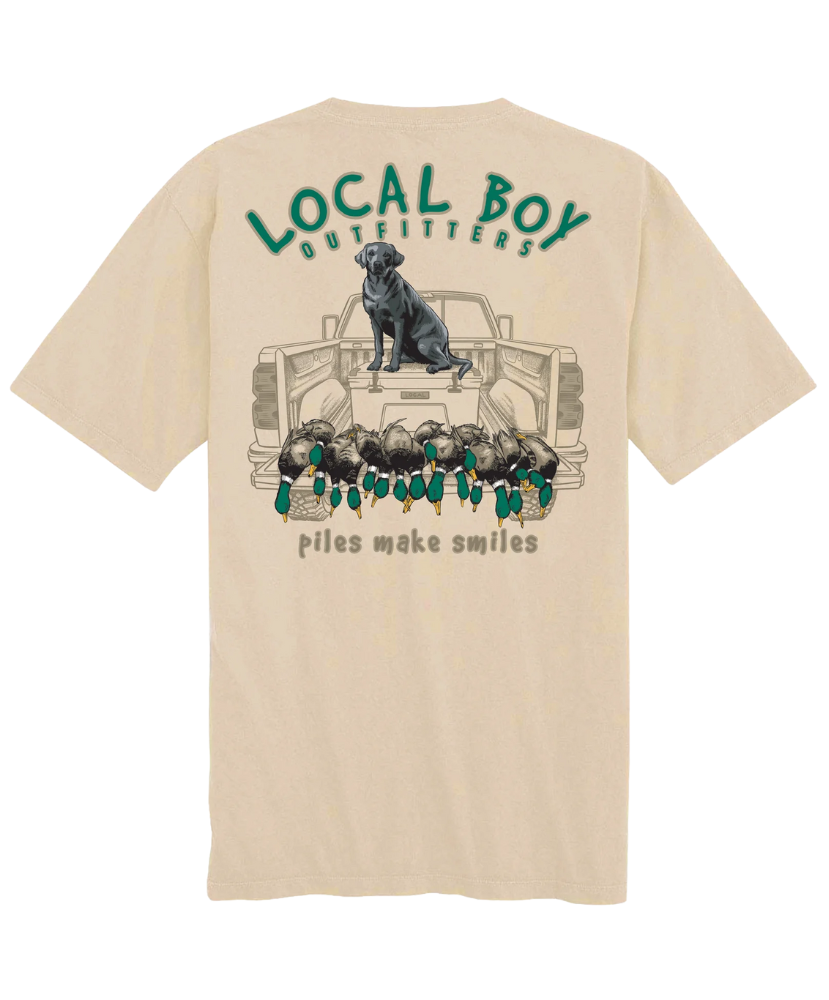 Local Boy - Piles Make Smiles Tee