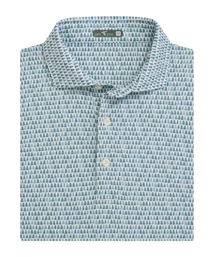 Genteal Apparel - Timberline Printed Performance Polo