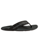 Black sandal on a white background