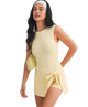 Blakeley Sleeveless Wrap Tie Front Dress