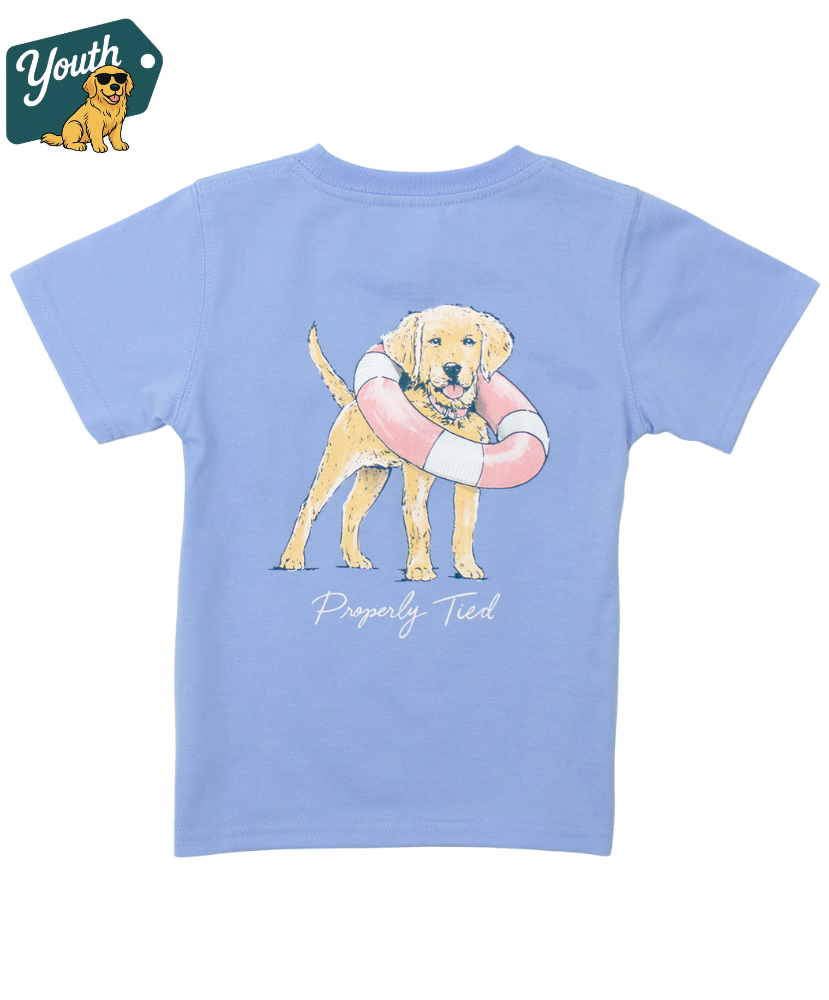 Properly Tied - Girls Lifeguard Pup Tee