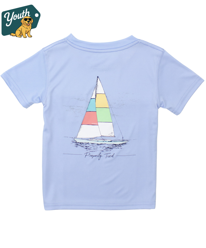 Properly Tied - Girls Performance Set Sail Tee