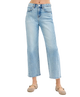 Allie High Rise Crop Barrel Jeans