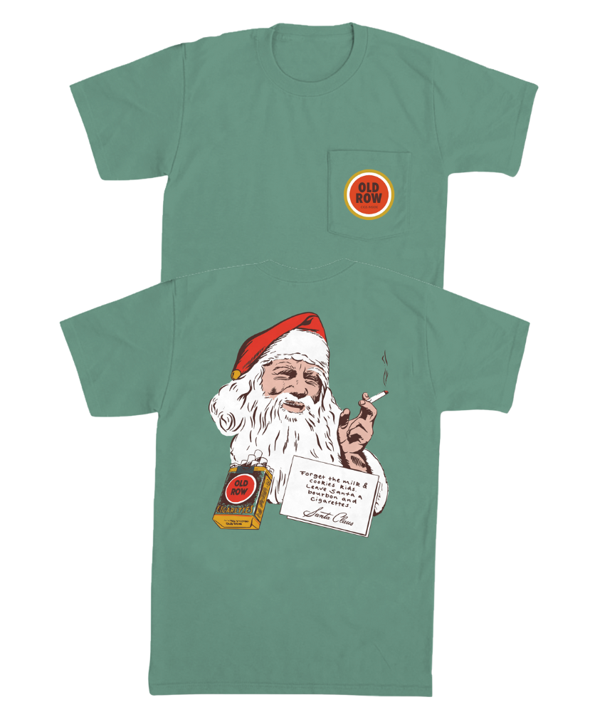 Old Row - Smoking Santa Pocket Tee