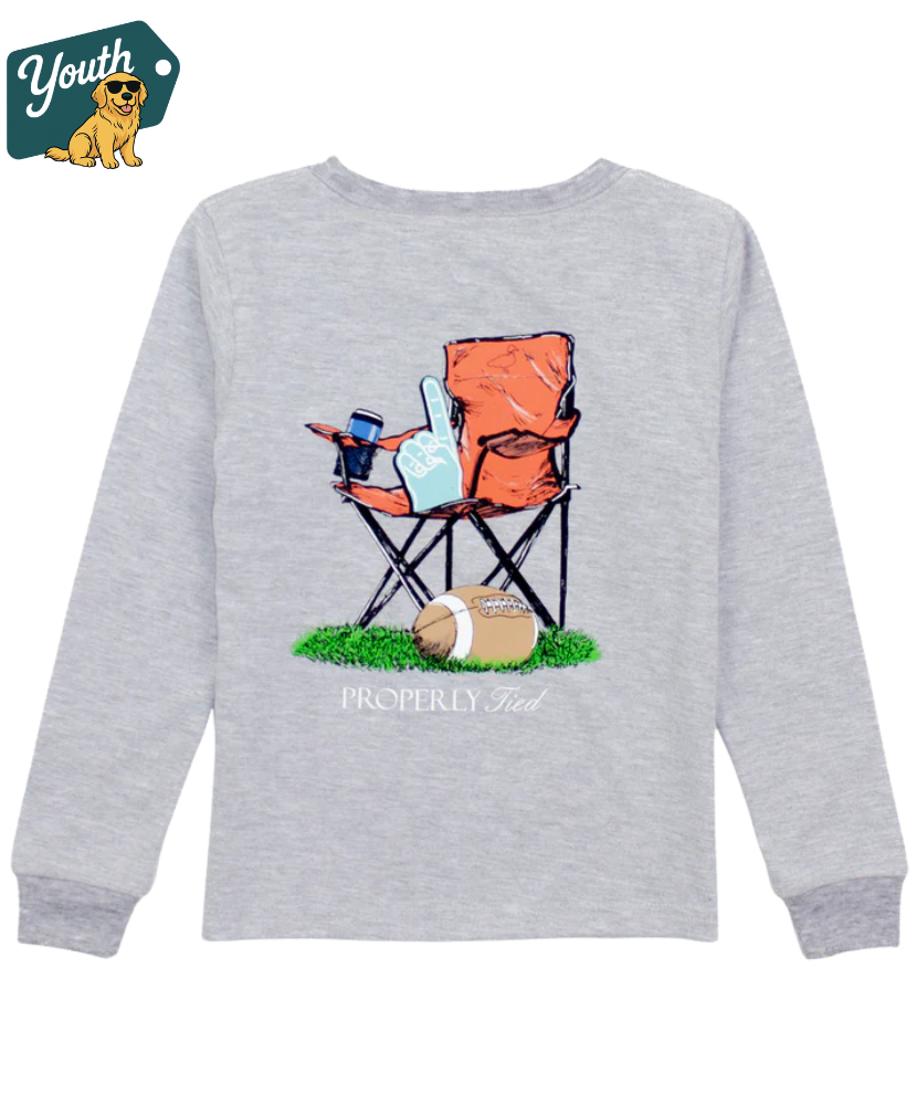 Properly Tied - Youth Sidelines LS Tee