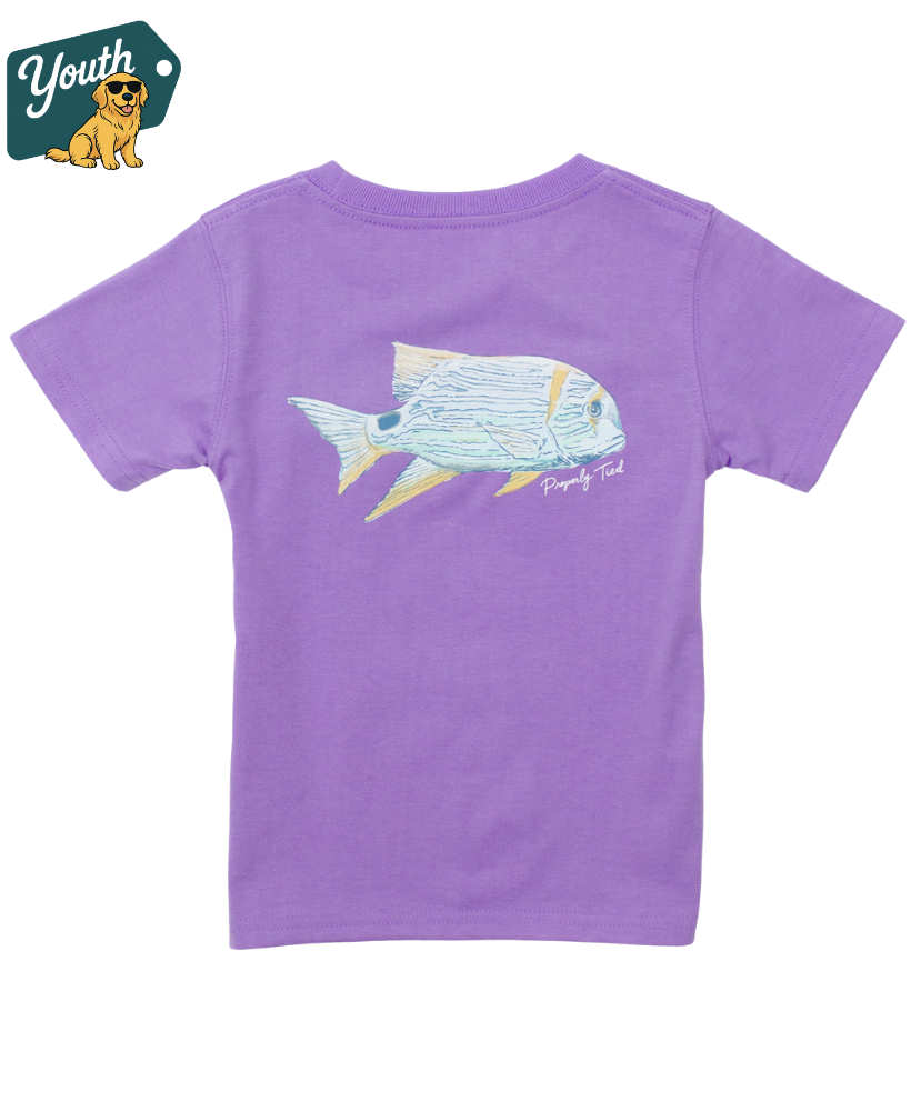 Properly Tied - Girls Tropical Fish Tee