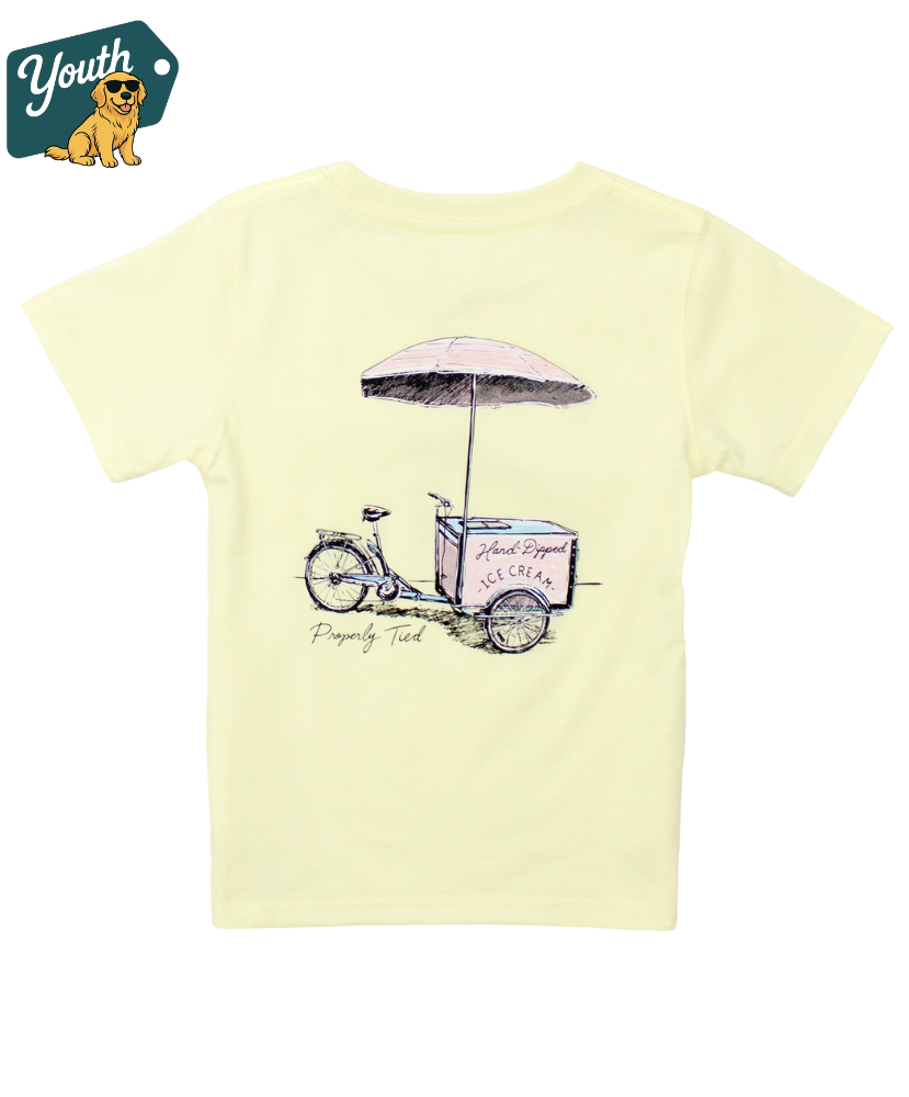 Properly Tied - Girls Ice Cream Cart Tee