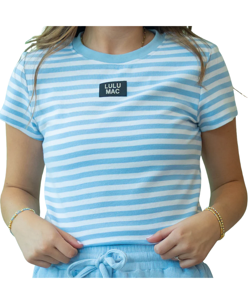 LULU MAC - Stripe Baby Doll Tee