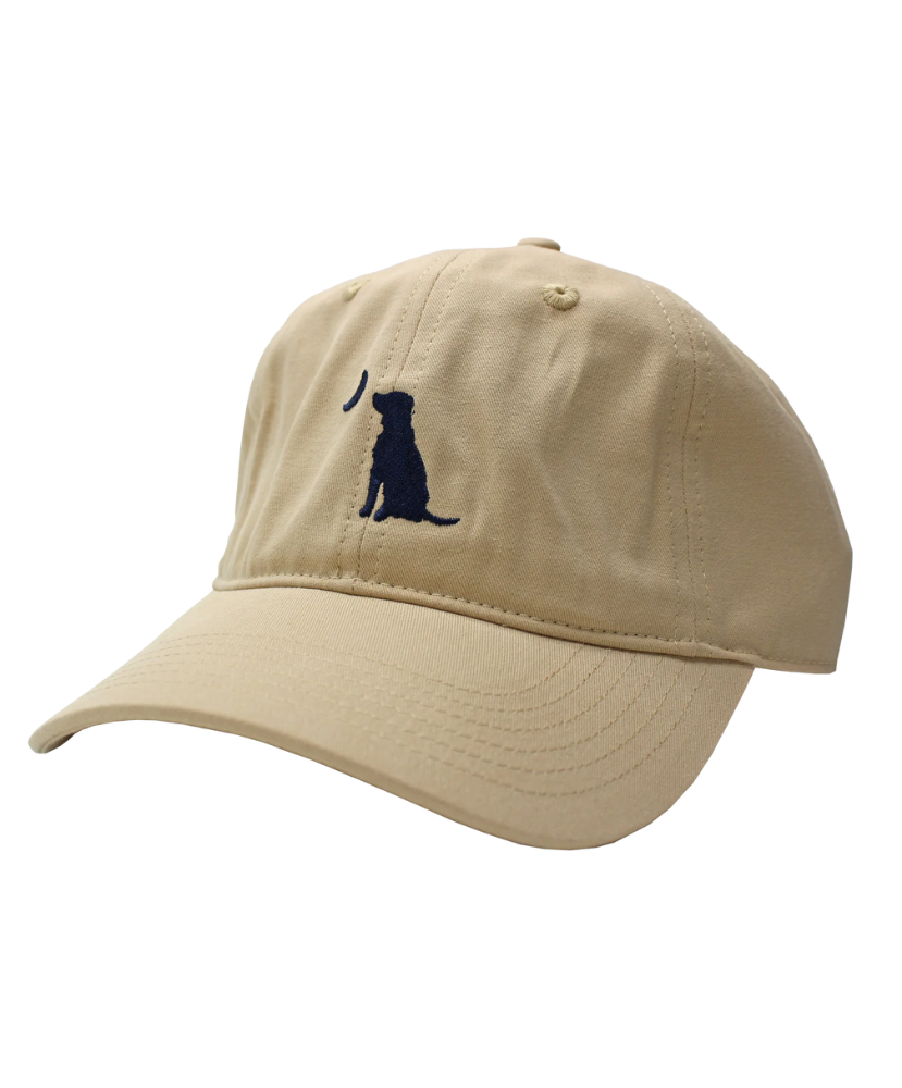 Khaki hat with Local Boy branding. Adjustable cloth strap. Dad hat classic look with mid=profile fit.