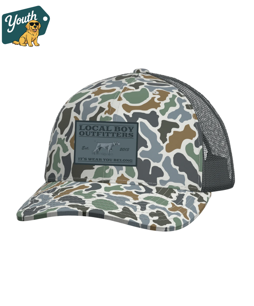 Local Boy - Youth Bird Dog Badge Trucker Hat