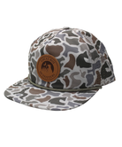 Local boy branded camo performance rope hat.