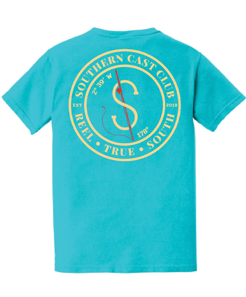 Southern Cast Club - 80s Logo Logo Pocket Tee