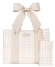 Case-Mate -  Latte Gingham Bow Jelly Tote Bag